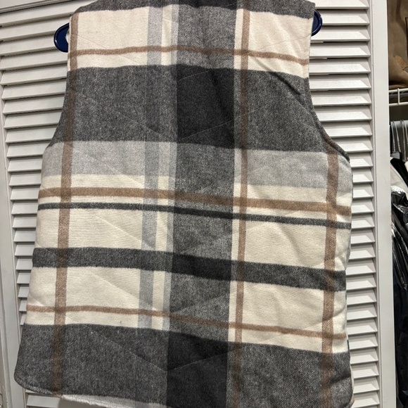 Thread & Supply Checkered Pattern Lined Vest - Picture 2 of 2